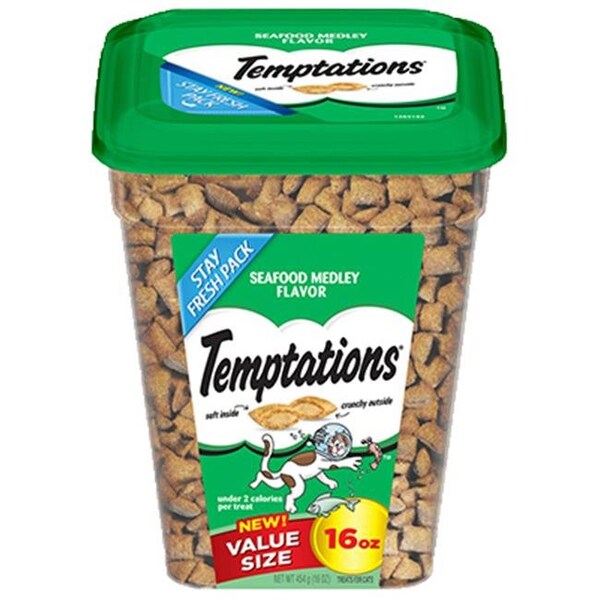 Whiskas Whiskas Temptations 10112728 16 oz. Seafood Medley Cat Treat 188383 - main